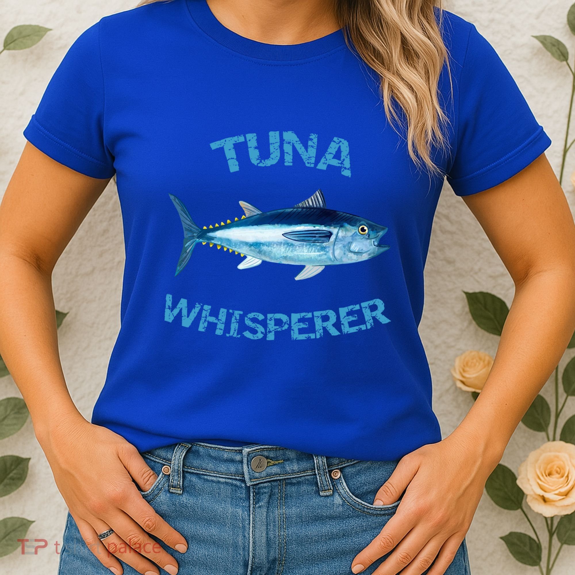 Tuna Whisperer Deep Sea Fishing Tuna Fish Bluefin Tuna Gift Women's T-Shirt