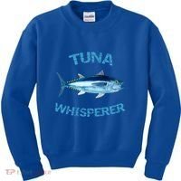 Tuna Whisperer Deep Sea Fishing Tuna Fish Bluefin Tuna Gift Kids Sweatshirt thumb 0