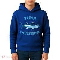 Tuna Whisperer Deep Sea Fishing Tuna Fish Bluefin Tuna Gift Kids Hoodie thumb 4