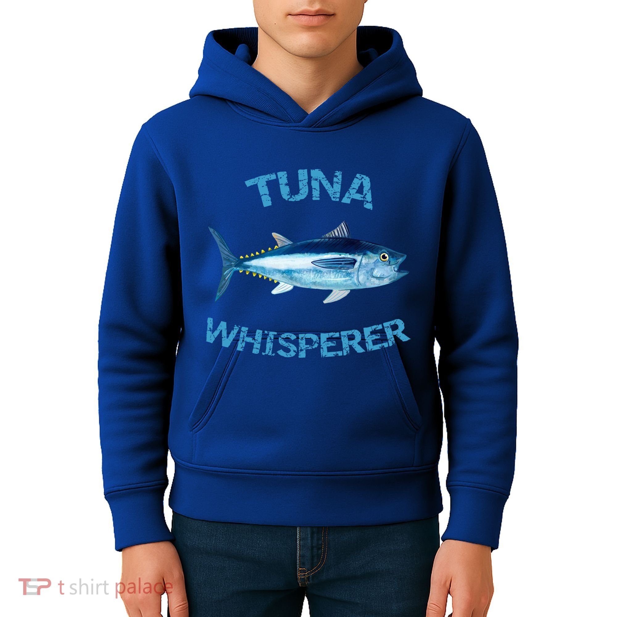 Tuna Whisperer Deep Sea Fishing Tuna Fish Bluefin Tuna Gift Kids Hoodie