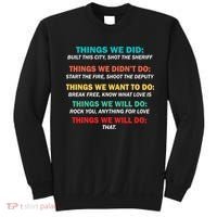 Things We Did Didn't Want Will Won't Do Sweatshirt thumb 0