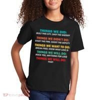 Things We Did Didn't Want Will Won't Do Kids T-Shirt thumb 2