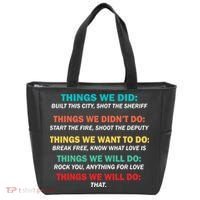 Things We Did Didn't Want Will Won't Do Tote Bag thumb 0