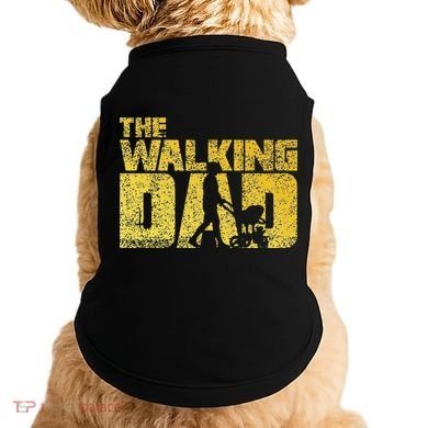 The Walking Dad Father Fathers Day Gift Doggie Tank