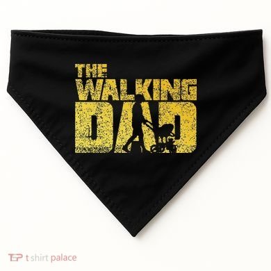 The Walking Dad Father Fathers Day Gift USA-Made Doggie Bandana