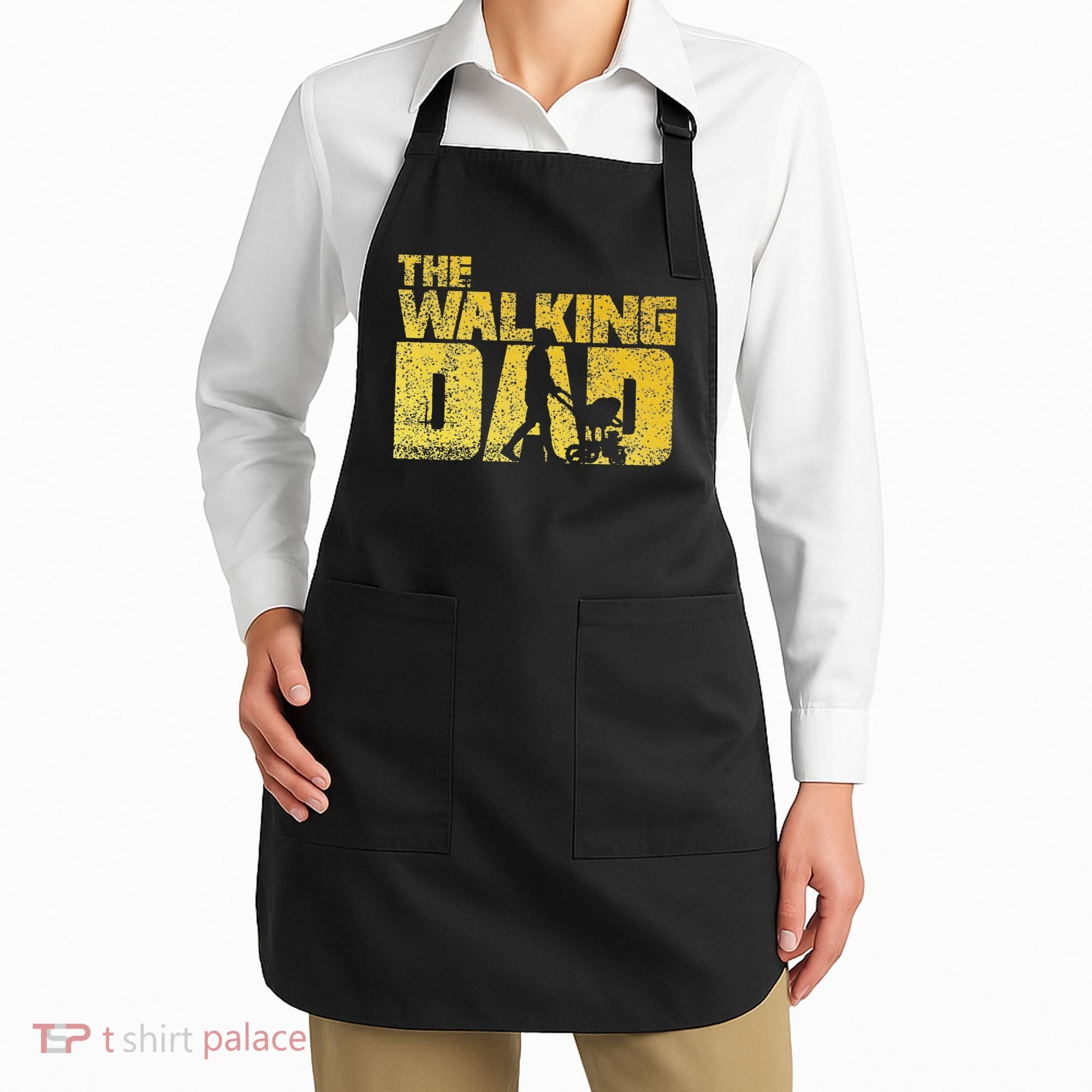 The Walking Dad Father Fathers Day Gift Apron