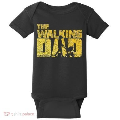 The Walking Dad Father Fathers Day Gift Baby Bodysuit