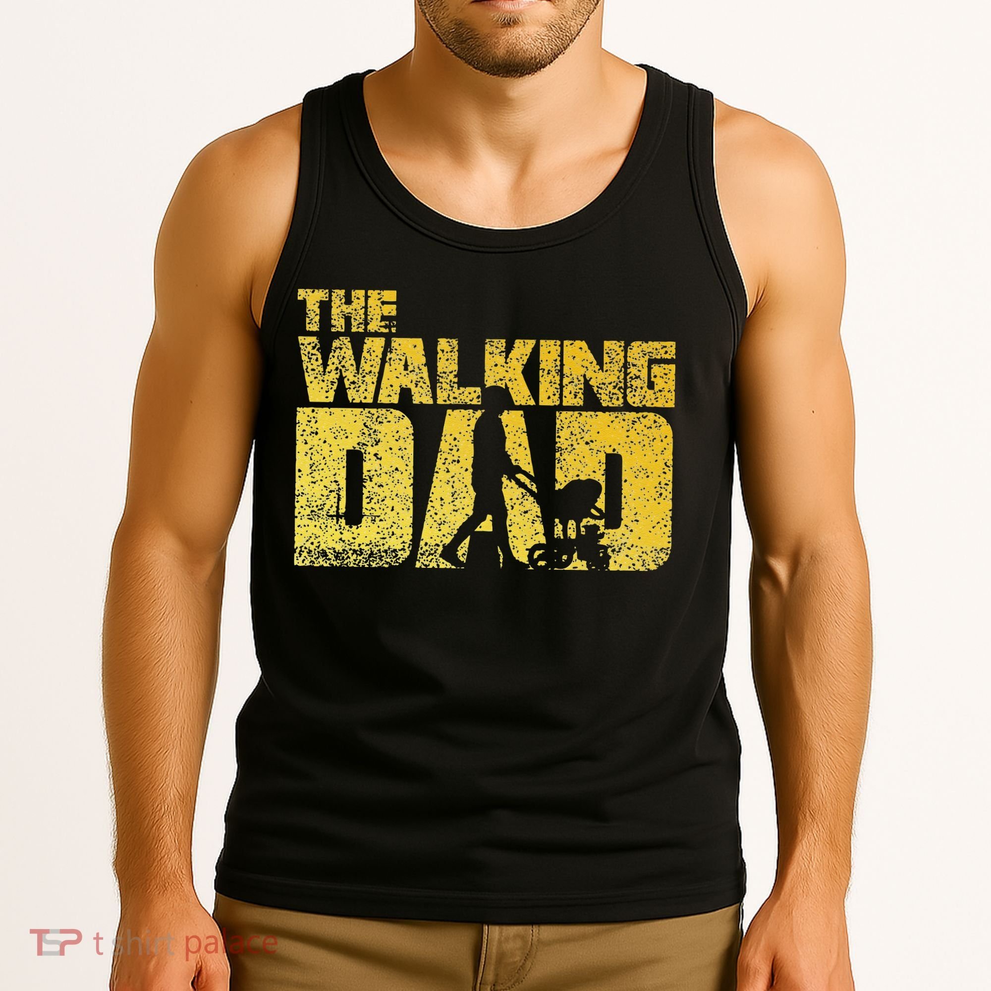 The Walking Dad Father Fathers Day Gift Tank Top