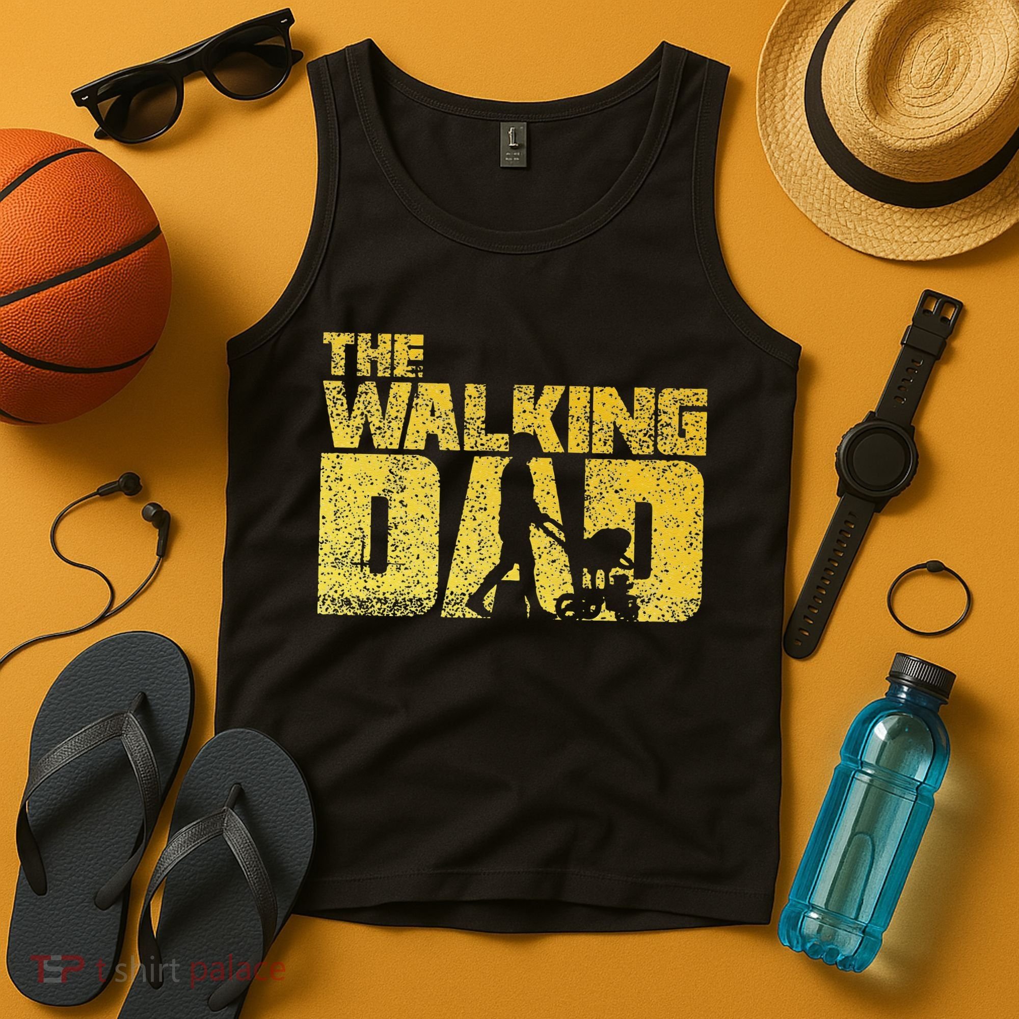 The Walking Dad Father Fathers Day Gift Tank Top
