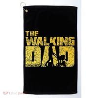 The Walking Dad Father Fathers Day Gift Golf Towel thumb 0