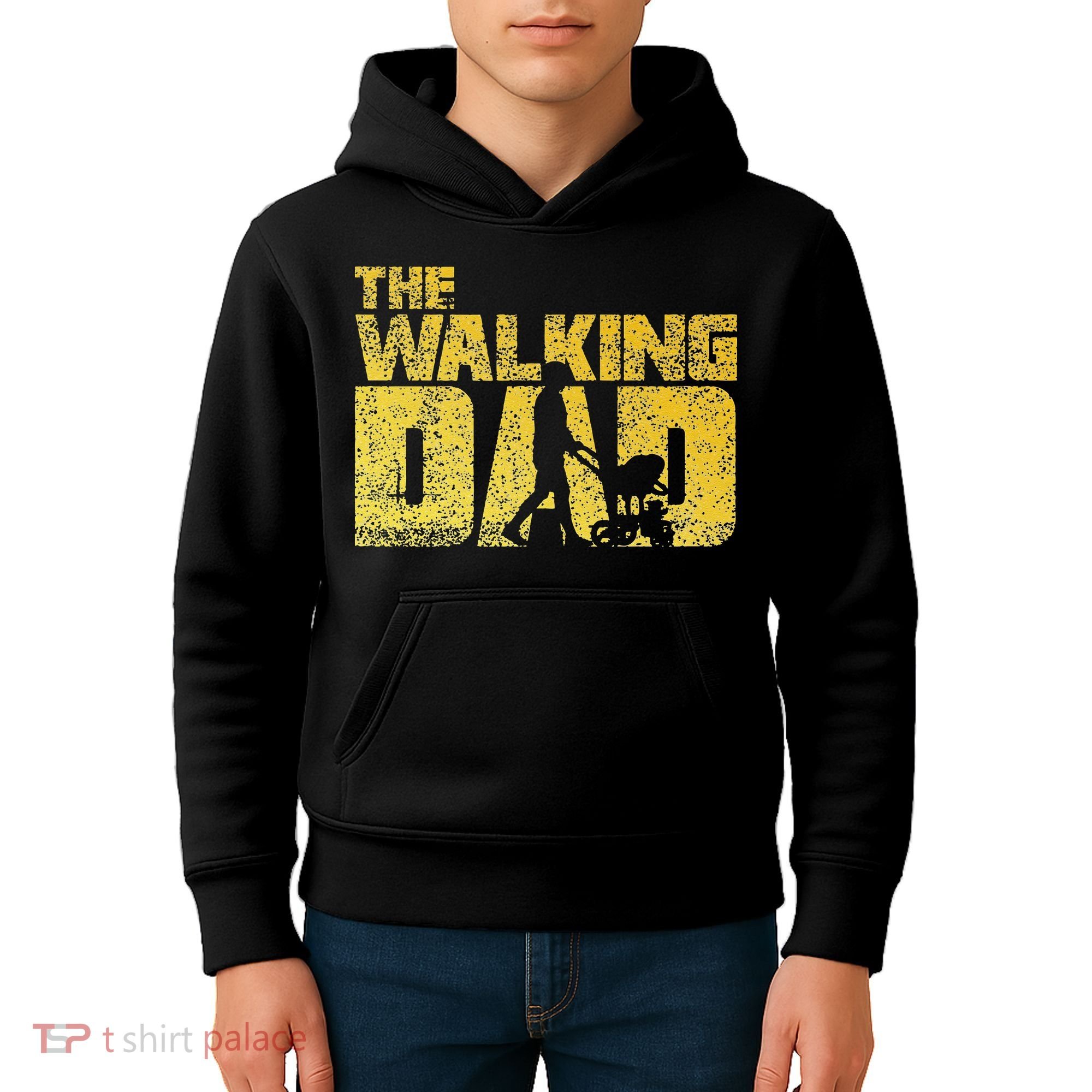 The Walking Dad Father Fathers Day Gift Kids Hoodie
