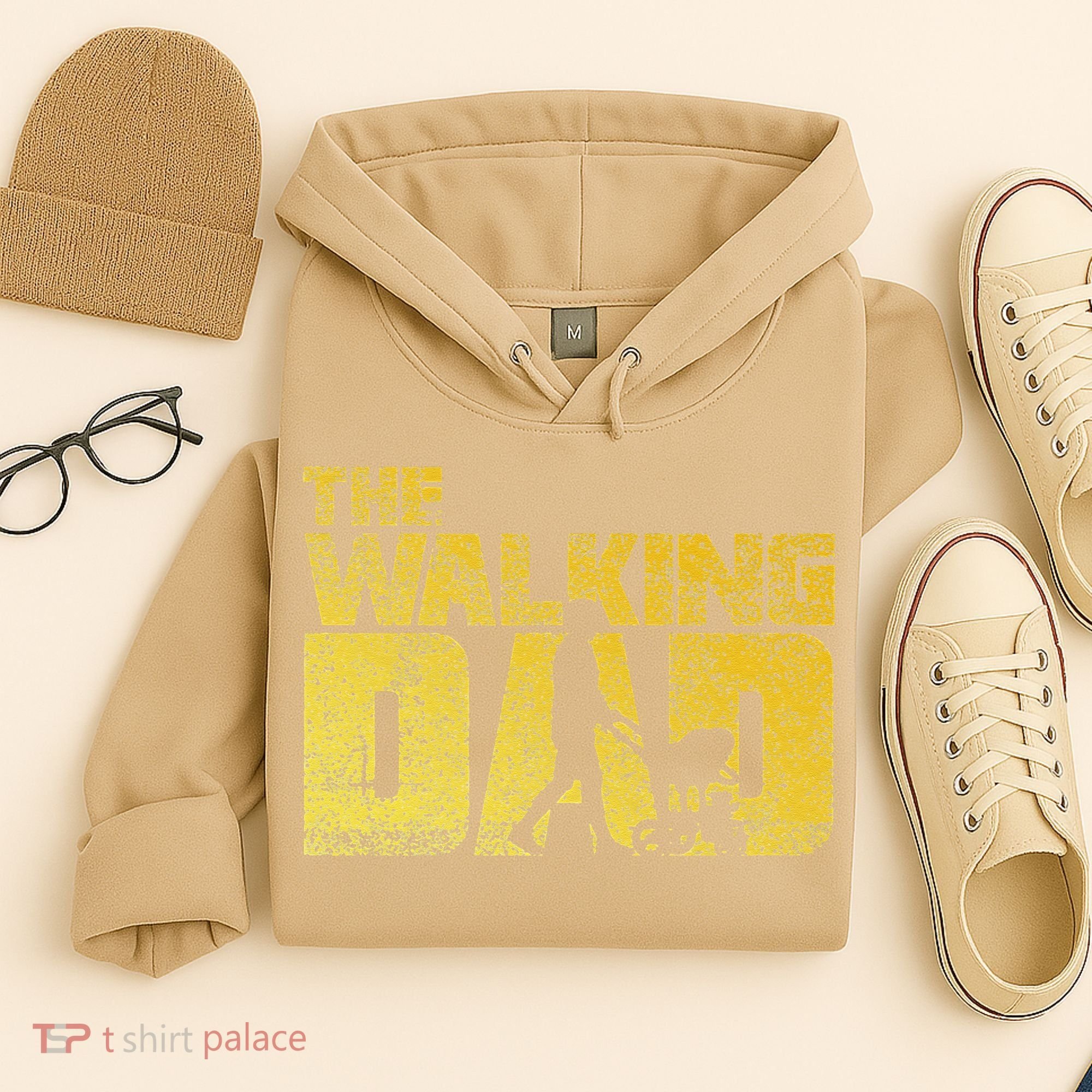 The Walking Dad Father Fathers Day Gift Hoodie