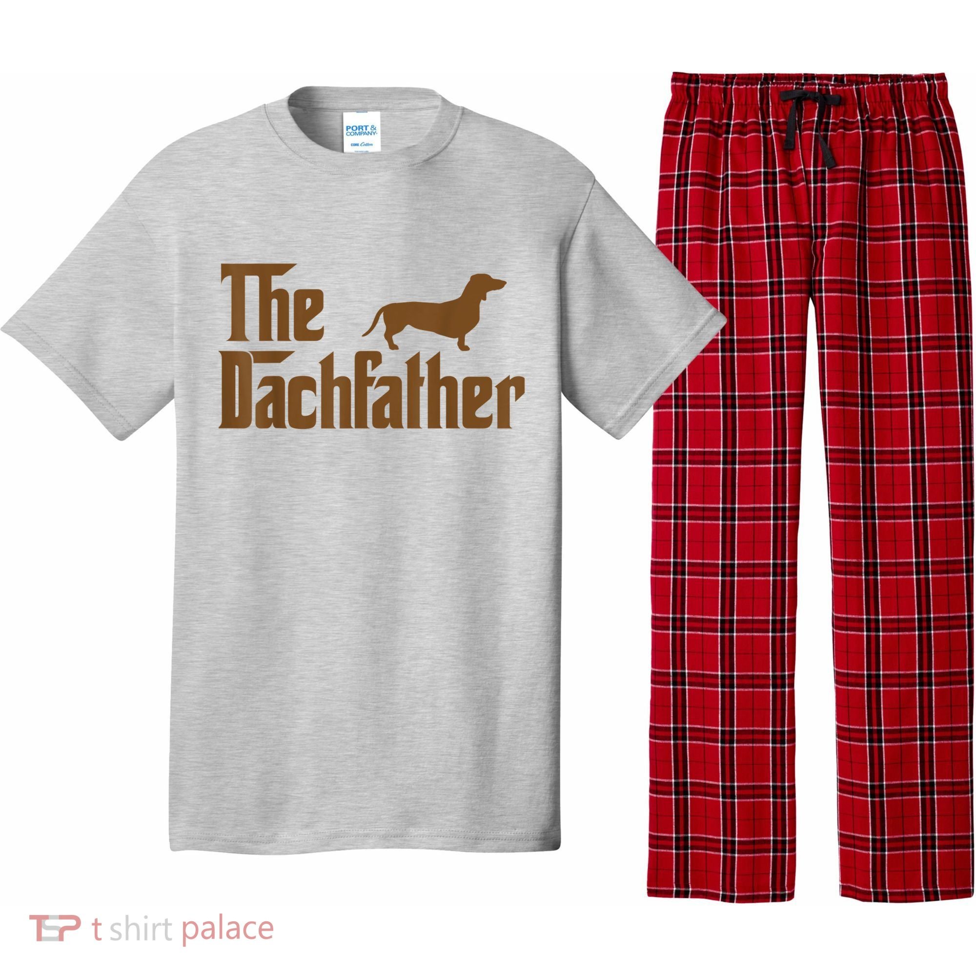 The Weiner Dog Father Funny Dachshund Pajama Set
