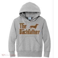 The Weiner Dog Father Funny Dachshund Kids Hoodie thumb 0