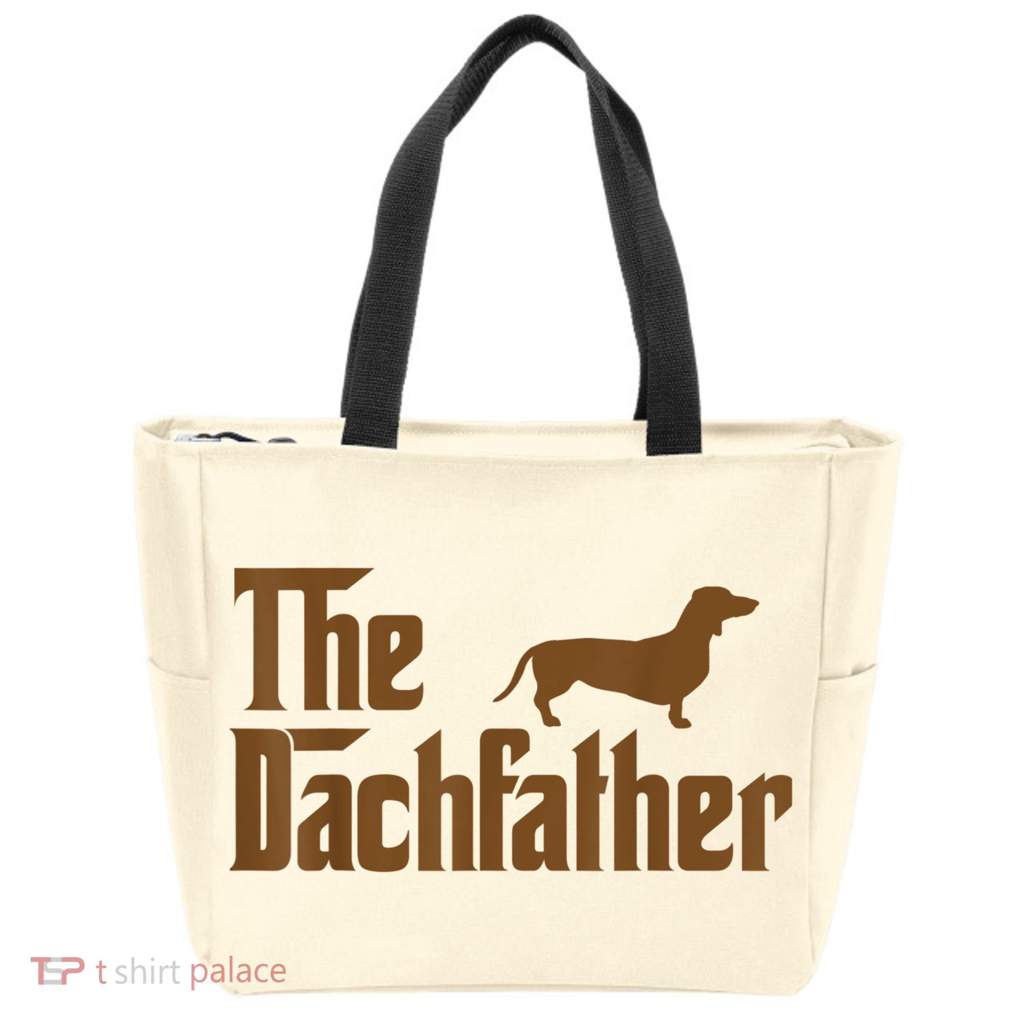 The Weiner Dog Father Funny Dachshund Tote Bag