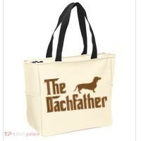 The Weiner Dog Father Funny Dachshund Tote Bag thumb 2