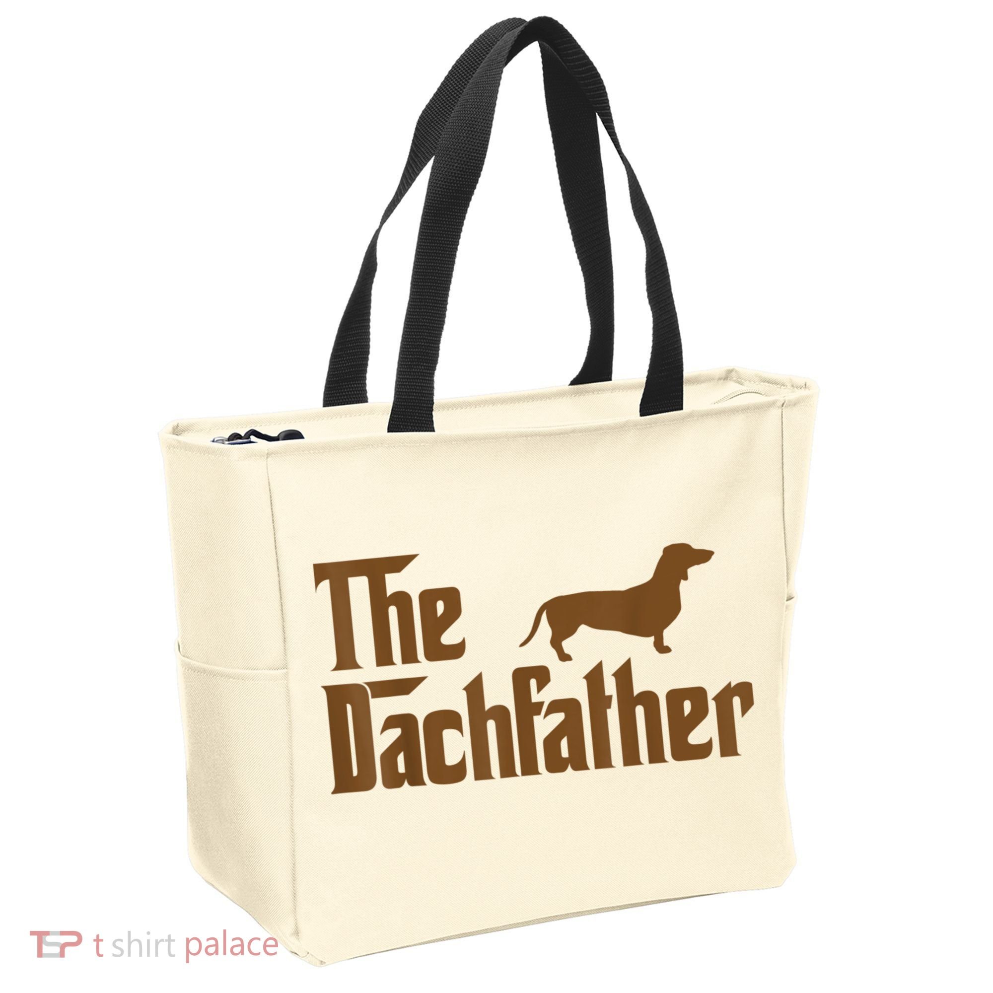 The Weiner Dog Father Funny Dachshund Tote Bag