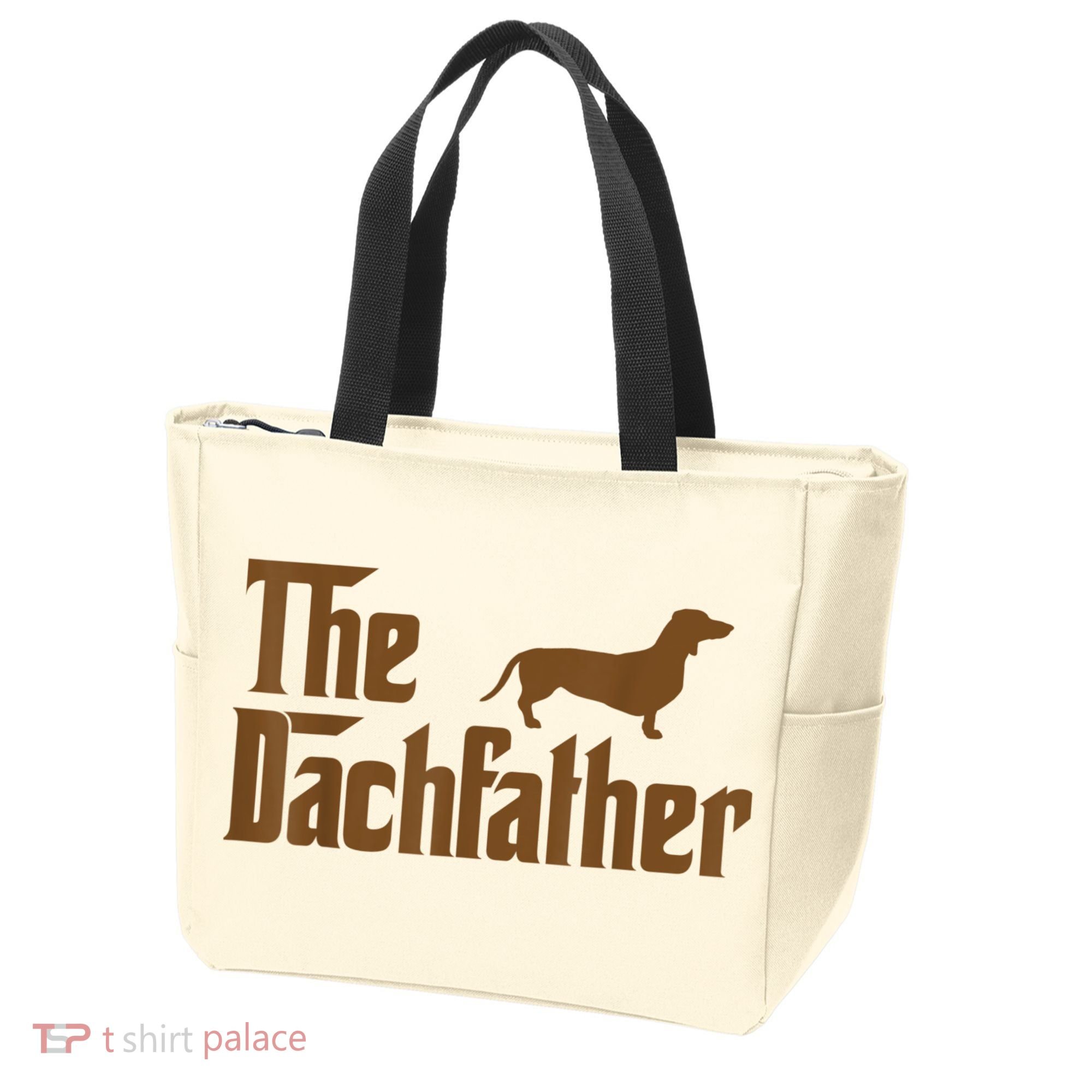 The Weiner Dog Father Funny Dachshund Tote Bag
