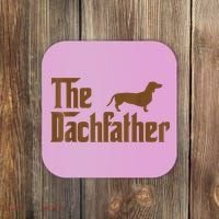 The Weiner Dog Father Funny Dachshund Coaster thumb 0