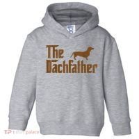 The Weiner Dog Father Funny Dachshund Toddler Hoodie thumb 0
