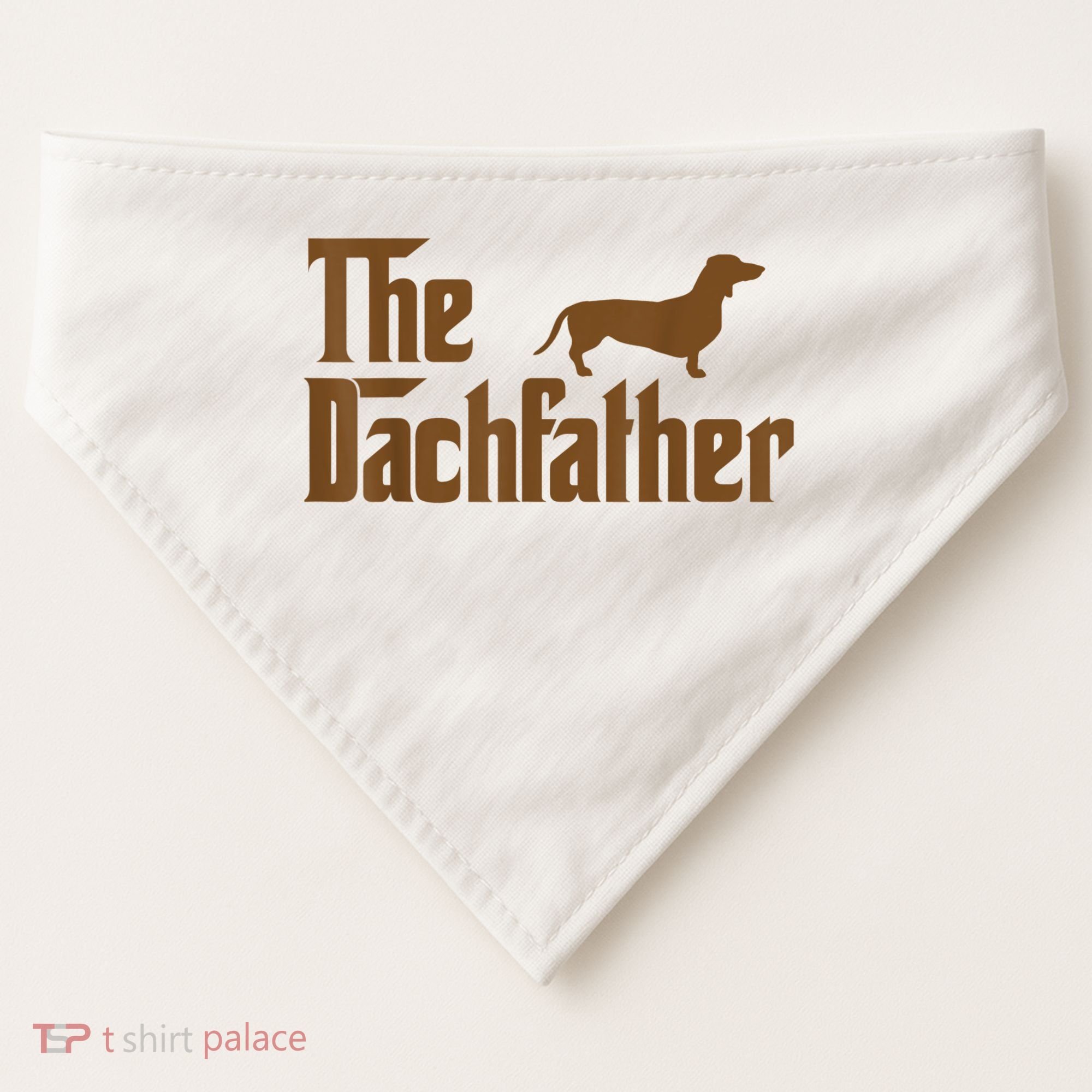 The Weiner Dog Father Funny Dachshund USA-Made Doggie Bandana