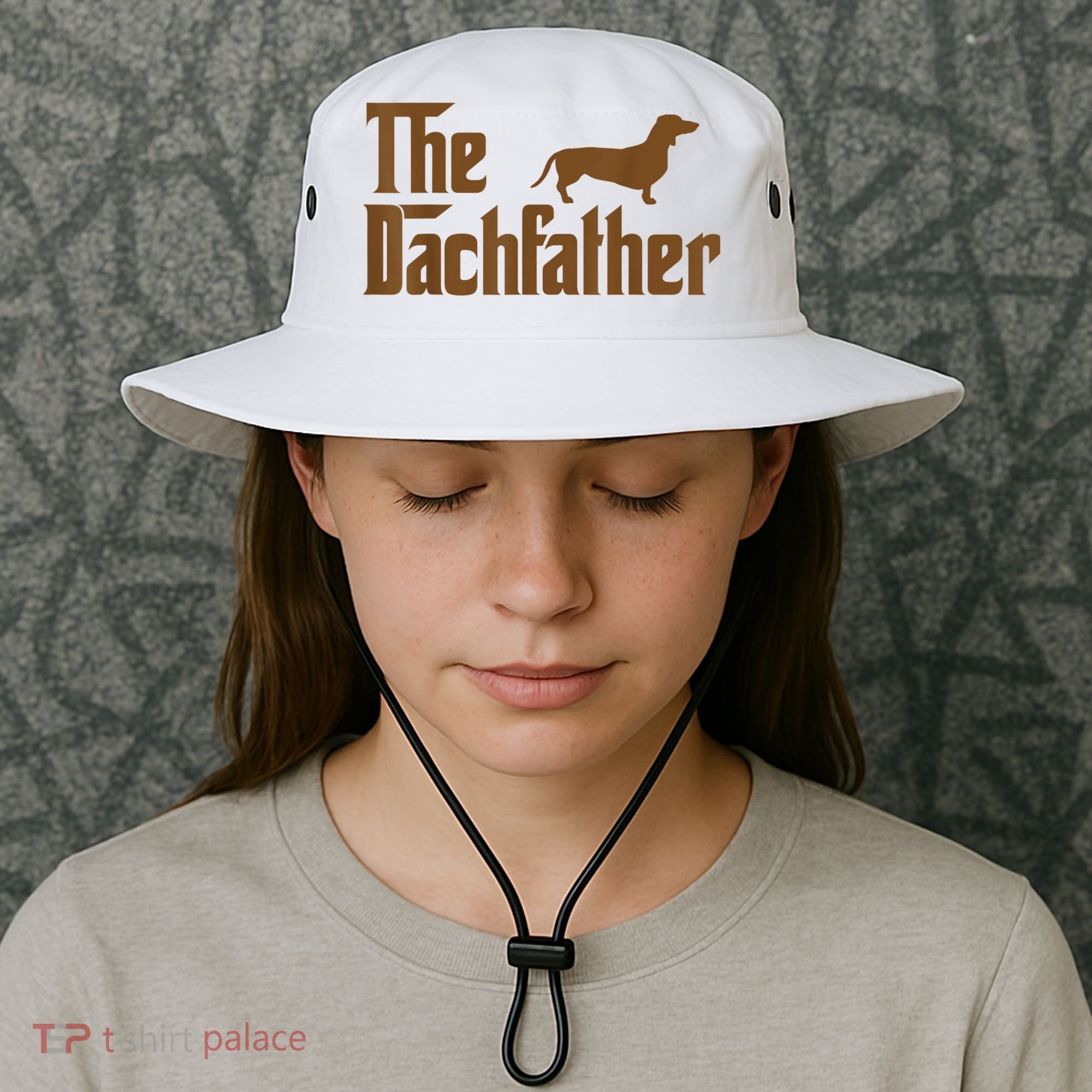 The Weiner Dog Father Funny Dachshund Bucket Hat