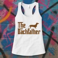 The Weiner Dog Father Funny Dachshund Women's Tank Top thumb 3