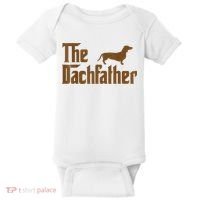 The Weiner Dog Father Funny Dachshund Baby Bodysuit thumb 0