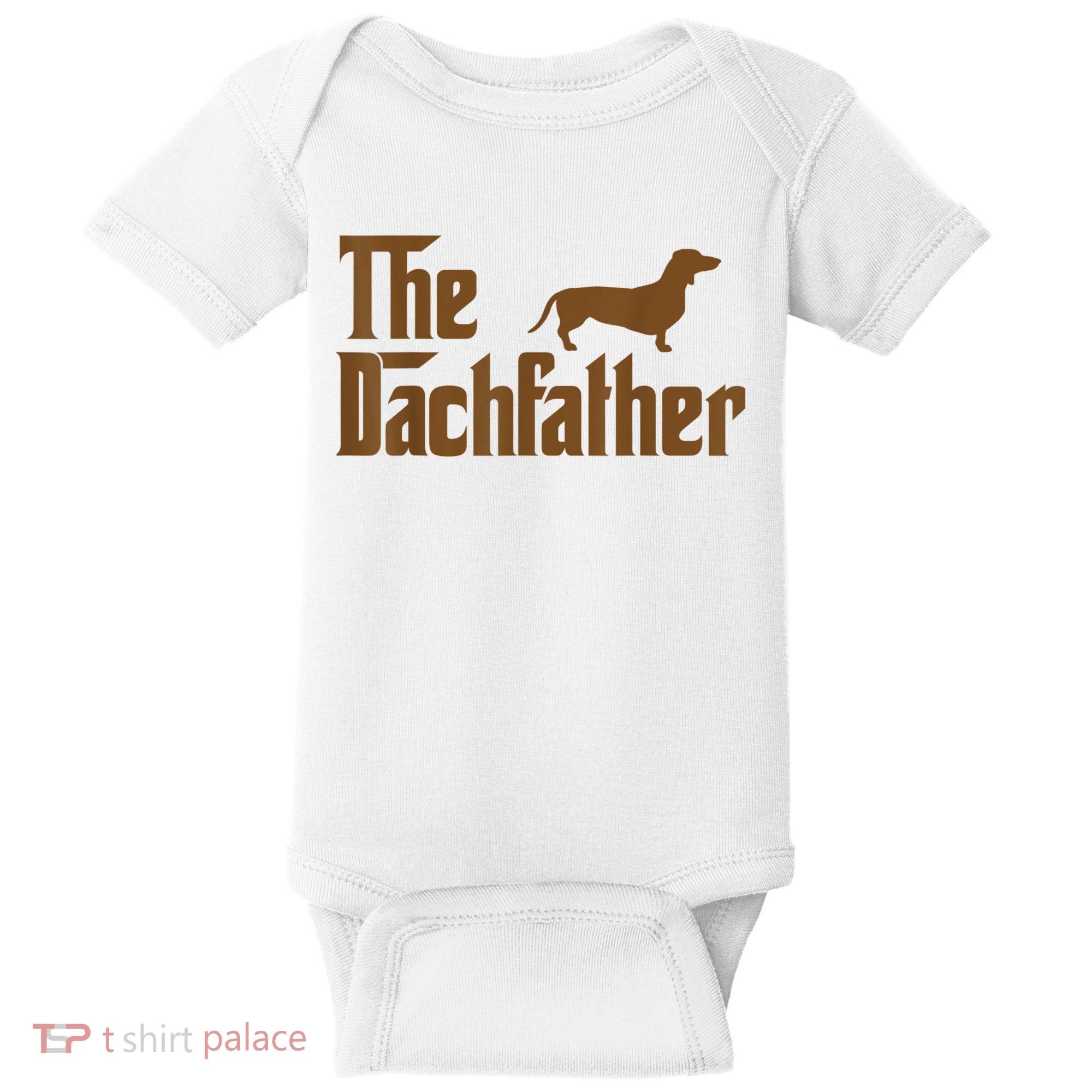 The Weiner Dog Father Funny Dachshund Baby Bodysuit
