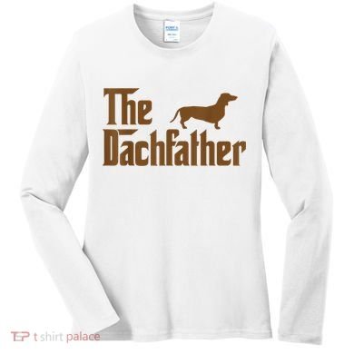 The Weiner Dog Father Funny Dachshund Women's Long Sleeve Shirt