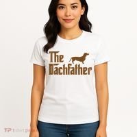 The Weiner Dog Father Funny Dachshund Women's T-Shirt thumb 4