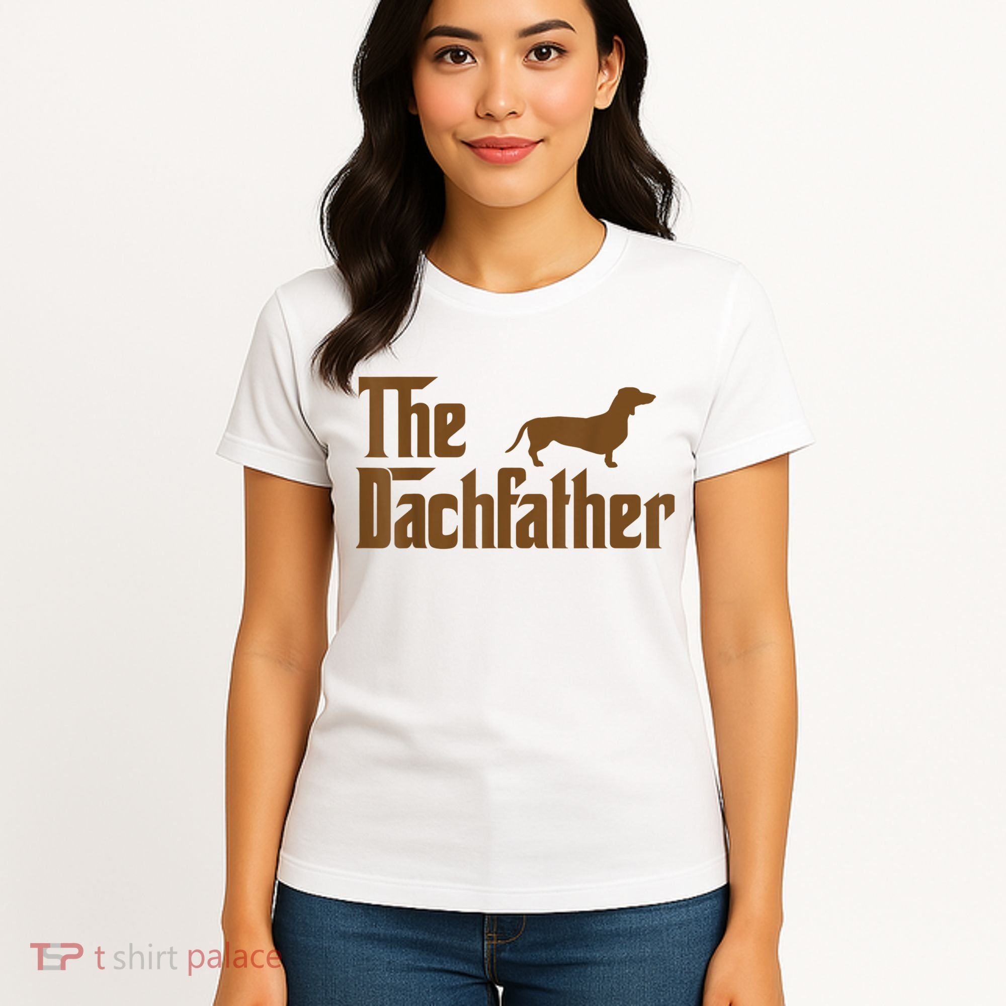 The Weiner Dog Father Funny Dachshund Women's T-Shirt