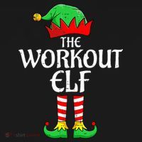 The Workout Elf Xmas Matching Christmas Family Pajama  Ornament thumb 1