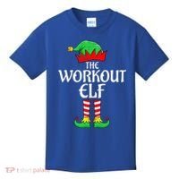 The Workout Elf Xmas Matching Christmas Family Pajama  Kids T-Shirt thumb 0