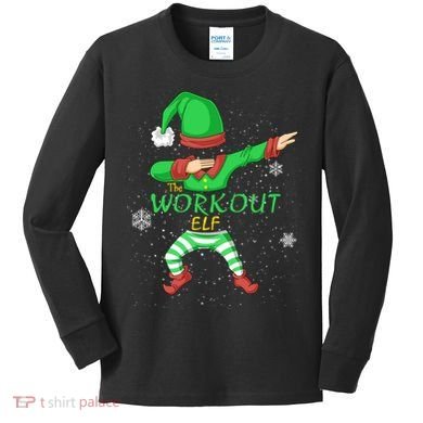 The Workout Elf Kids Long Sleeve Shirt