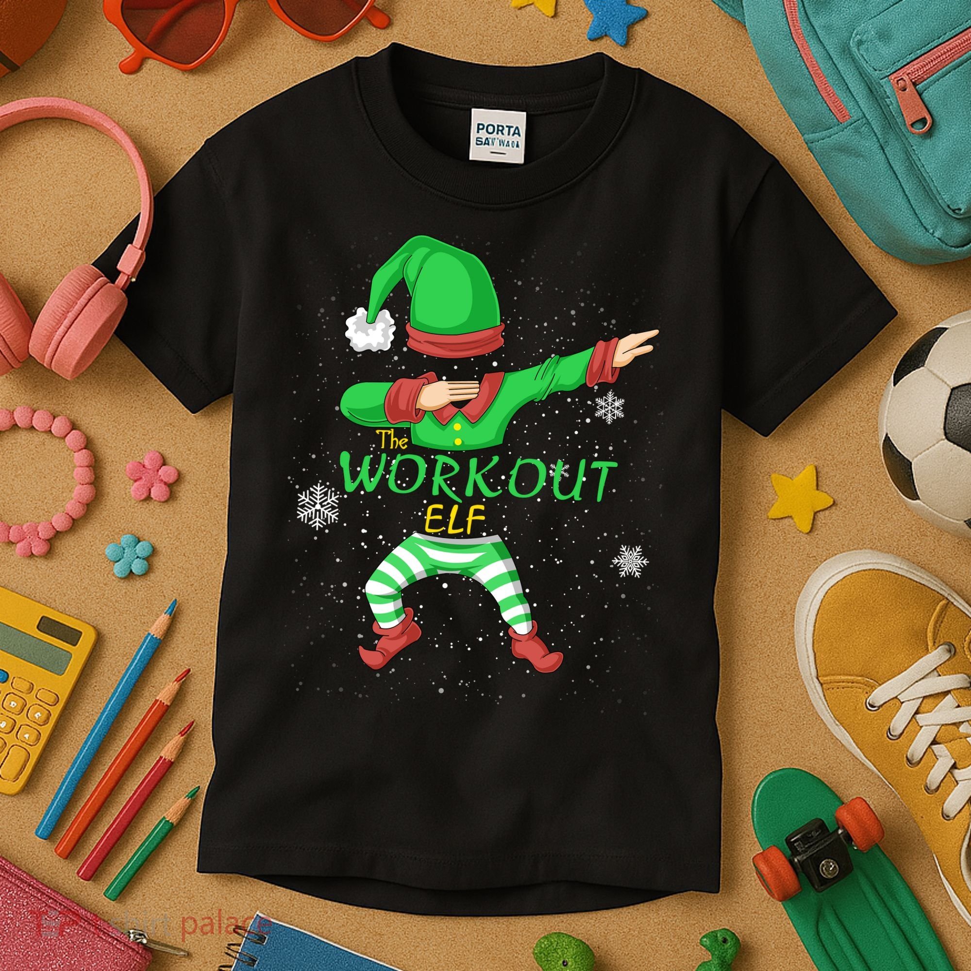 The Workout Elf Kids T-Shirt