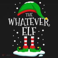 The Whatever Elf Christmas Family Matching Xmas Group Funny Long Sleeve Shirt thumb 2