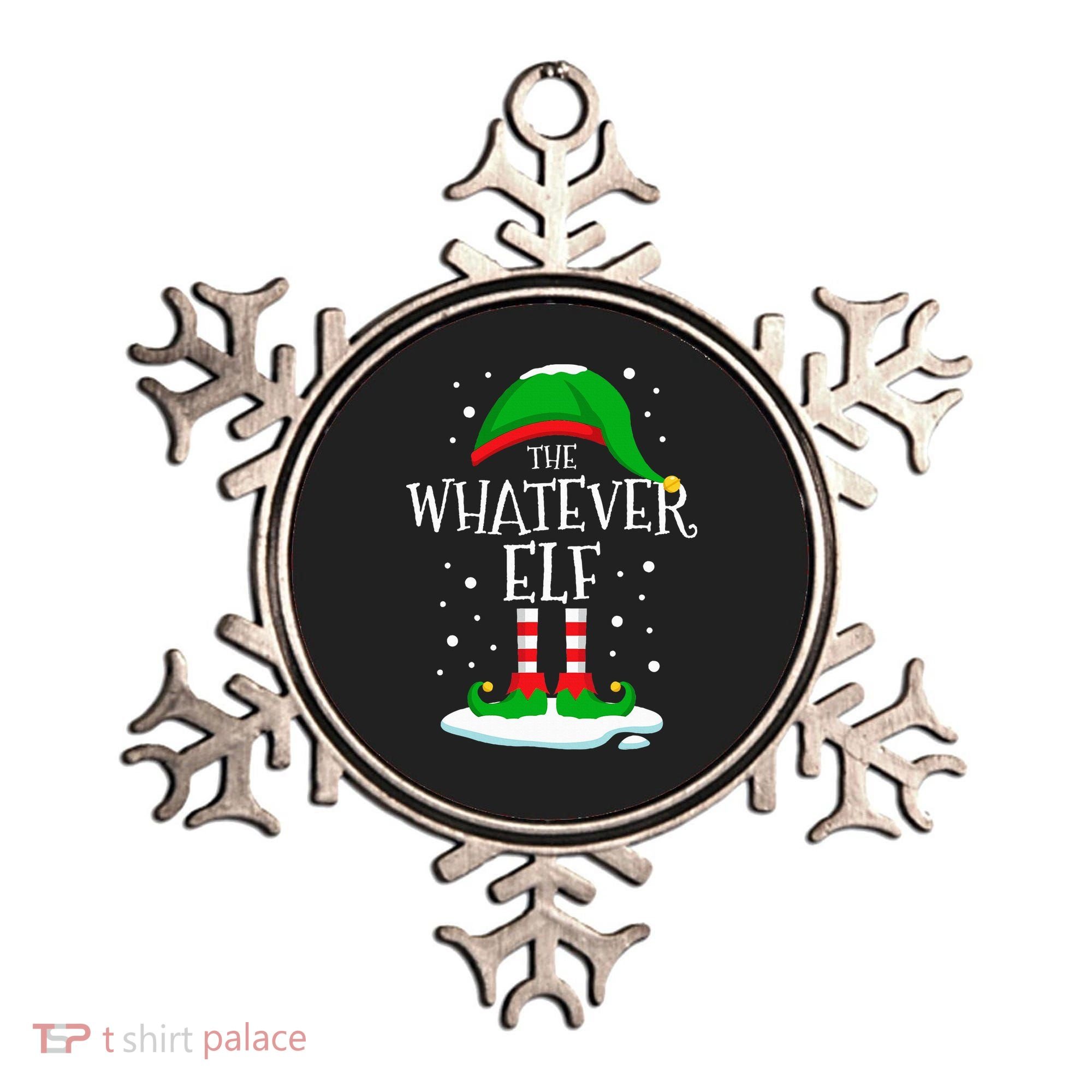 The Whatever Elf Christmas Family Matching Xmas Group Funny Ornament