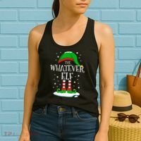 The Whatever Elf Christmas Family Matching Xmas Group Funny Women's Tank Top thumb 2