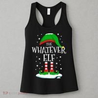 The Whatever Elf Christmas Family Matching Xmas Group Funny Women's Tank Top thumb 3