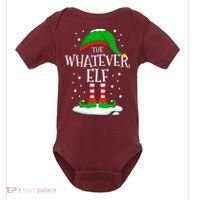The Whatever Elf Christmas Family Matching Xmas Group Funny Baby Bodysuit thumb 0