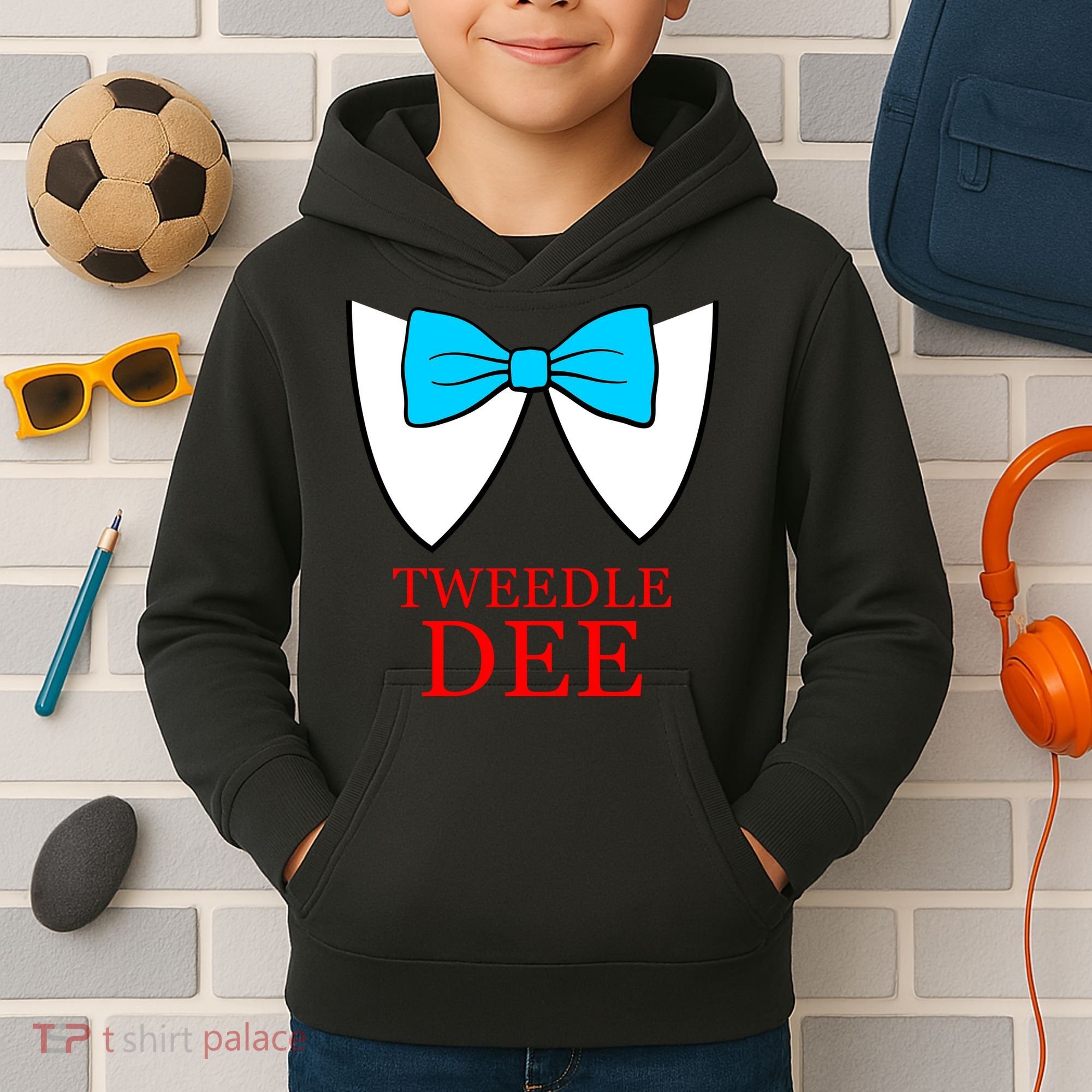 Tweedle Dee Costume Kids Hoodie