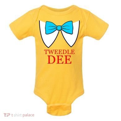 Tweedle Dee Costume Baby Bodysuit