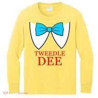 Tweedle Dee Costume Kids Long Sleeve Shirt thumb 0