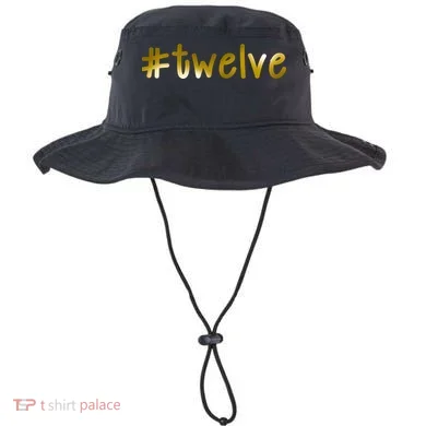 #Twelve 12th Birthday Gold Logo Bucket Hat