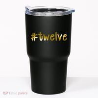 #Twelve 12th Birthday Gold Logo Tumbler thumb 0