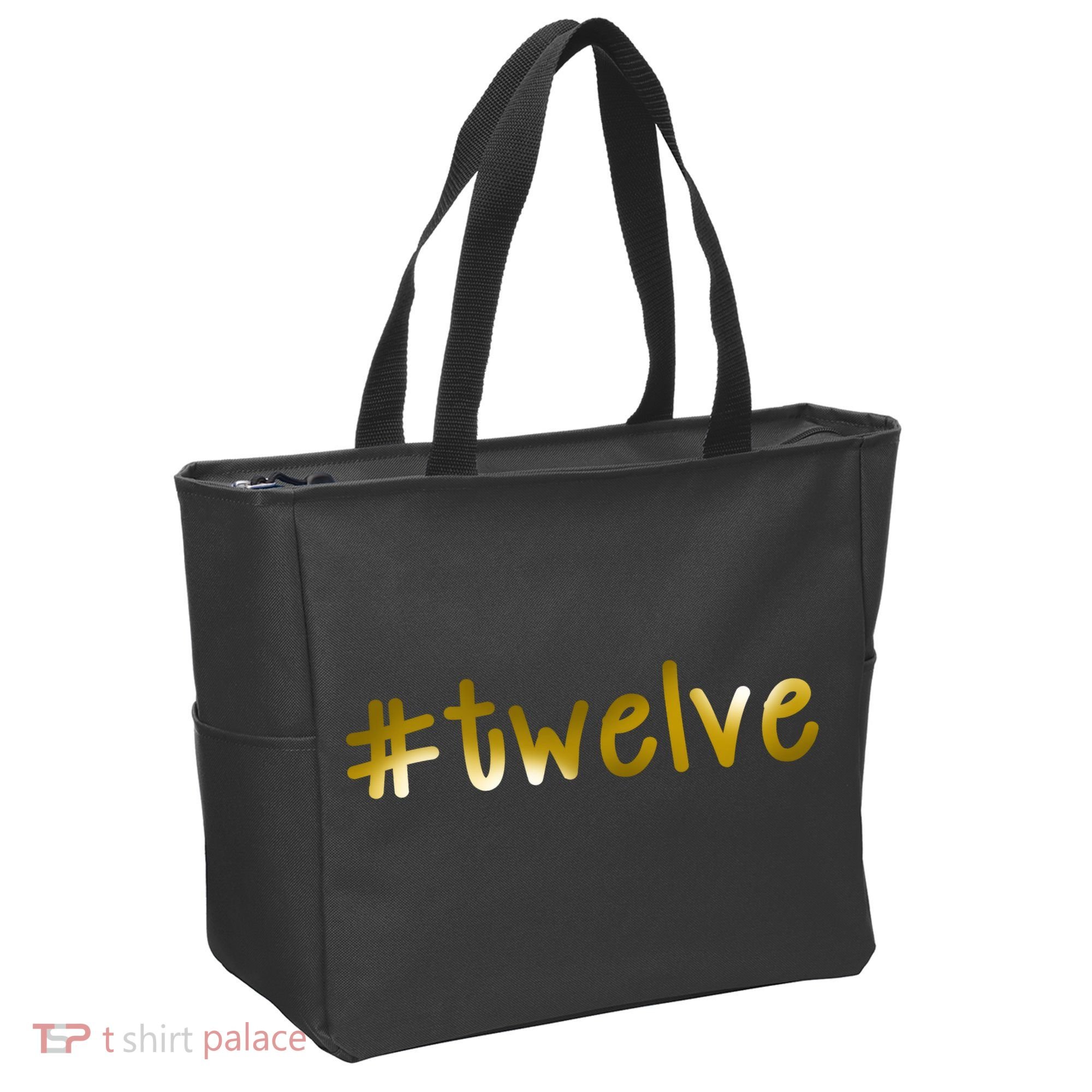 #Twelve 12th Birthday Gold Logo Tote Bag