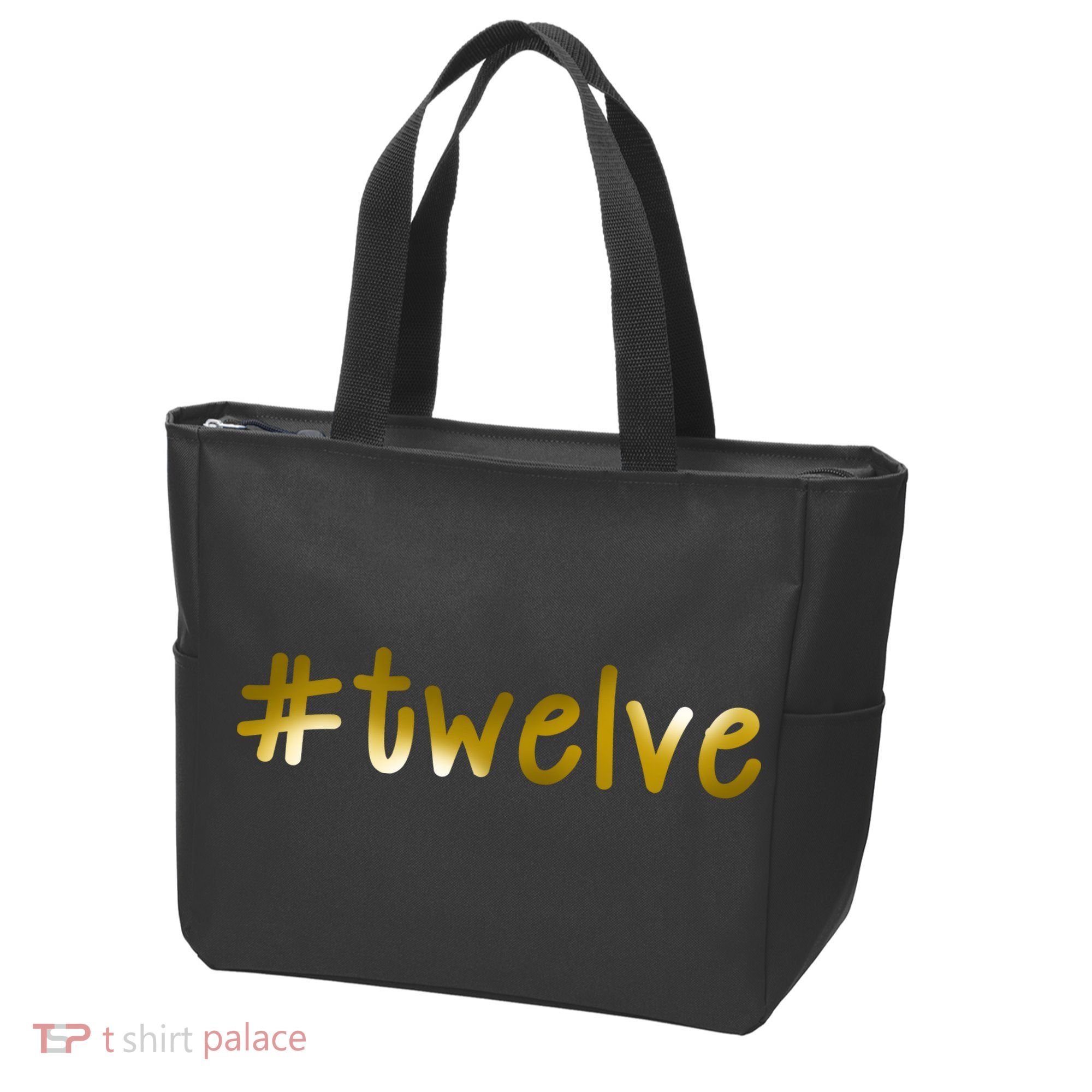 #Twelve 12th Birthday Gold Logo Tote Bag