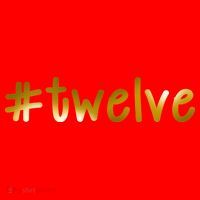 #Twelve 12th Birthday Gold Logo Santa Hat thumb 1