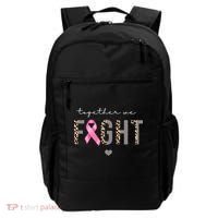 Together We Fight Breast Cancer Awareness Leopard Backpack thumb 0